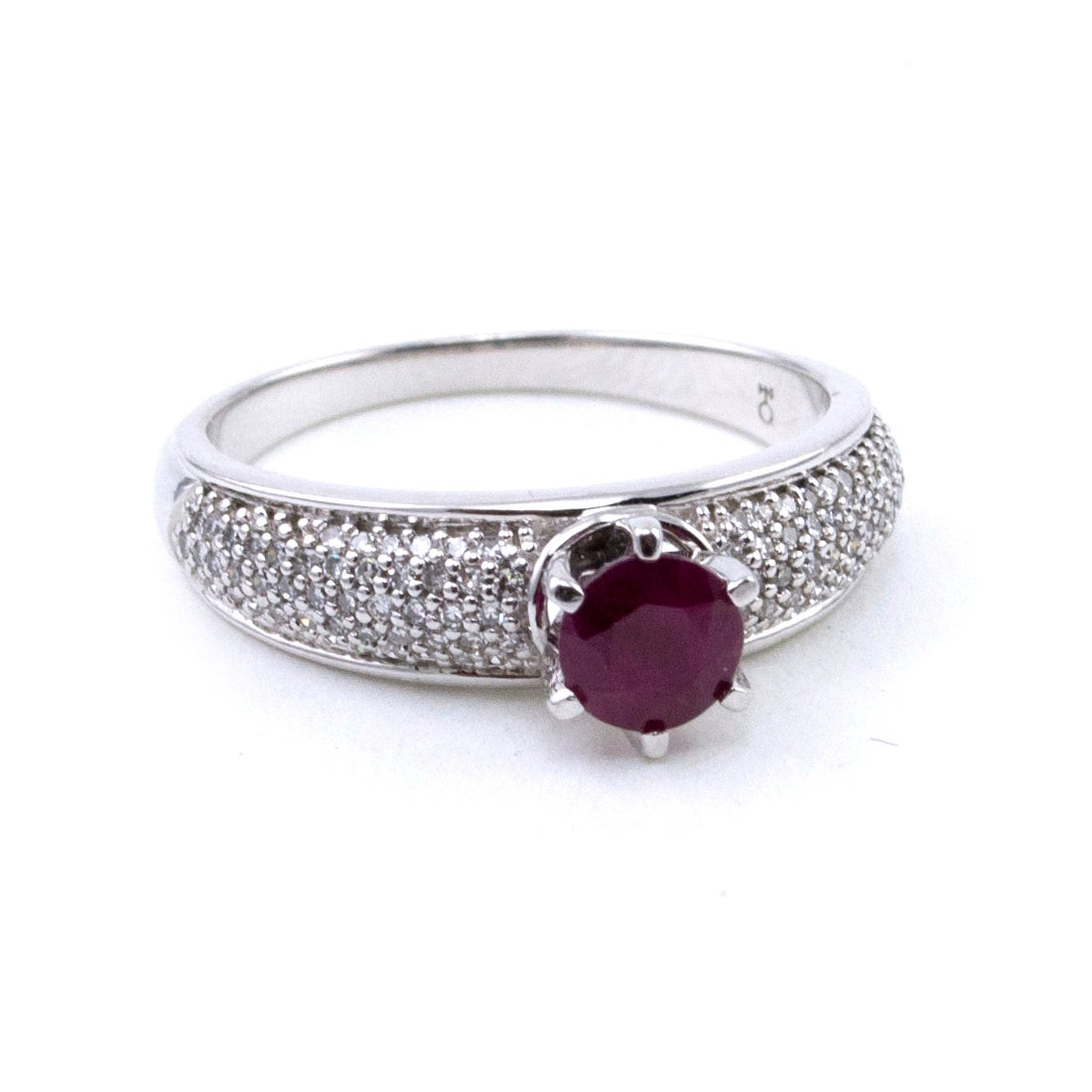 14k Ruby Diamond Ring