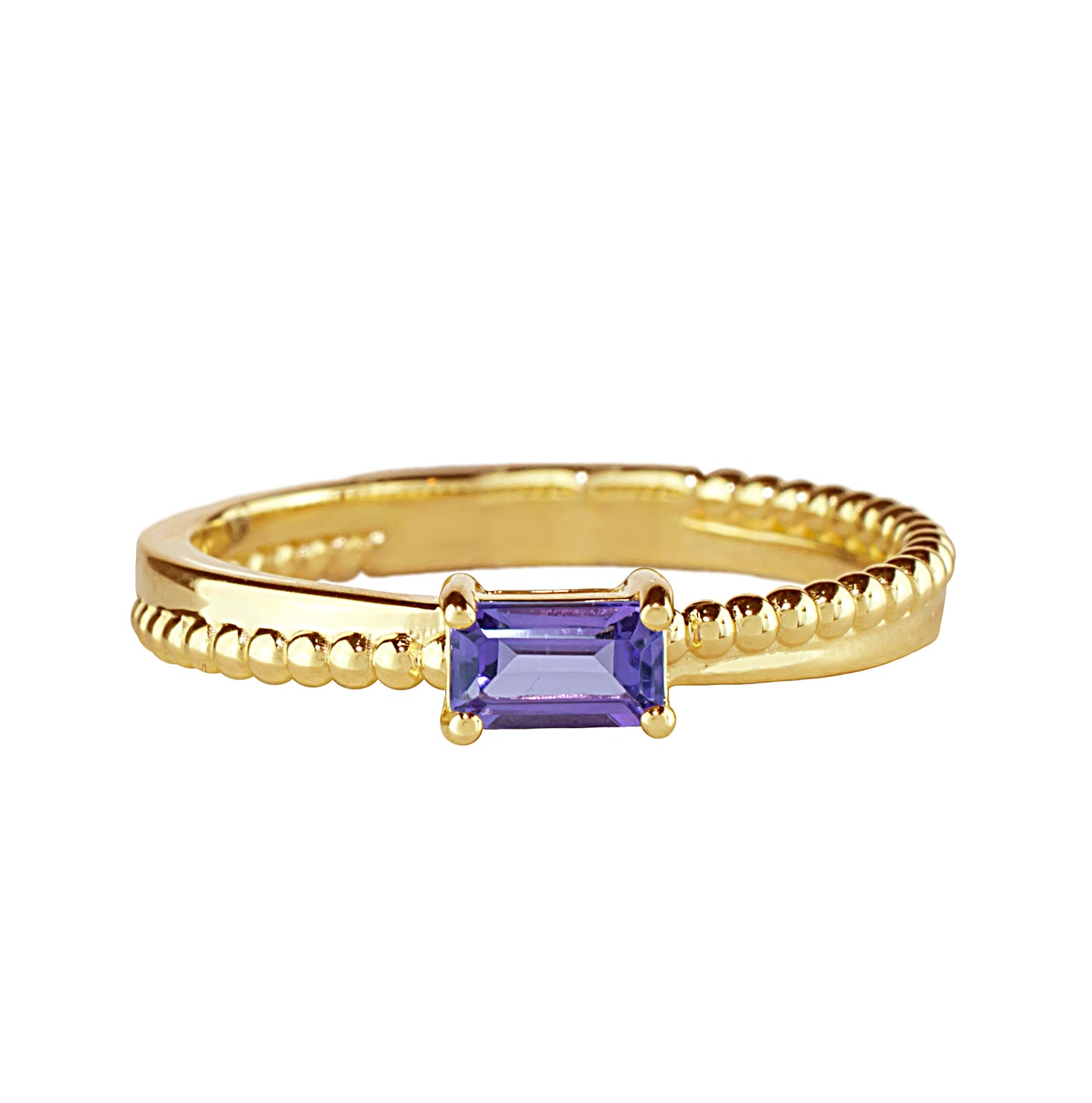 14k Amethyst Ring