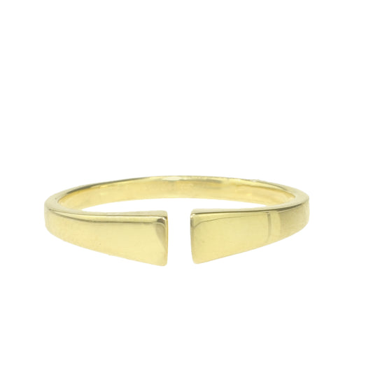 Séchic 14k Cube Band Cuff Ring