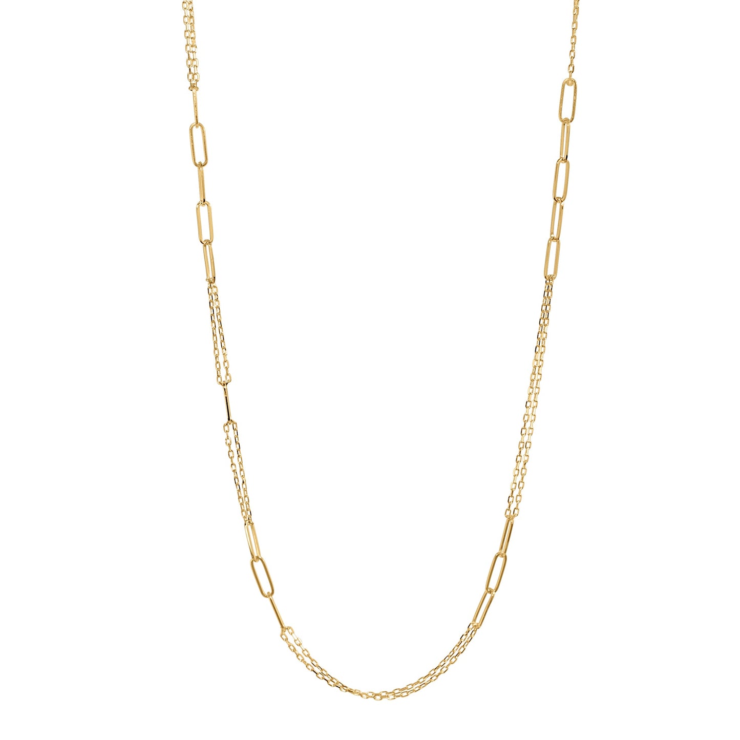 SéChic 14k Fancy Chain Necklace 18" Jewelmak Shop